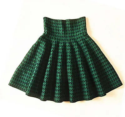 Knit Woollen Midi Skirt - Gona Top