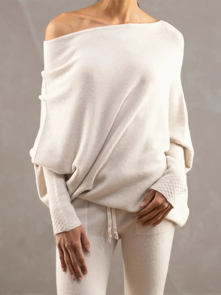 Asymmetric Draped Jumper