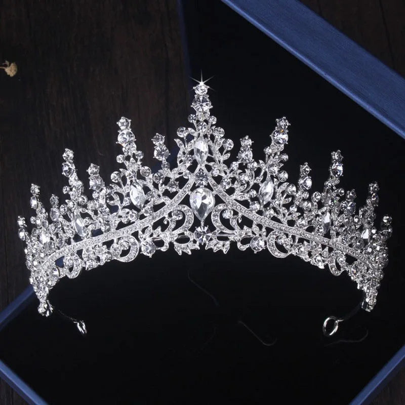 Luxury Crystal Bridal Jewellery Set - Tiara, Necklace & Earrings