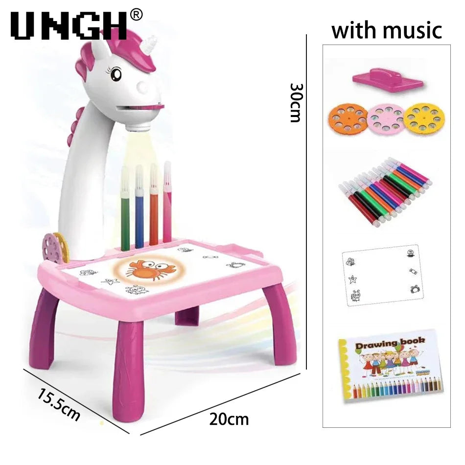 Children’s LED Drawing Projector Set
