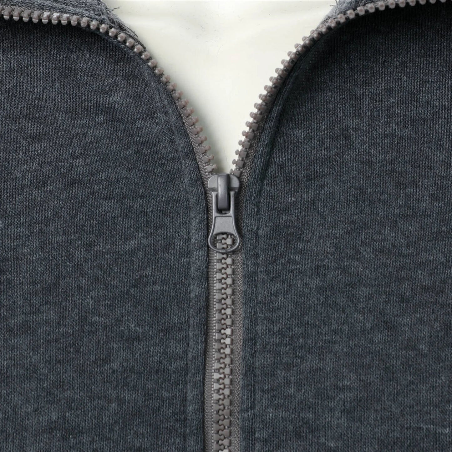 Casual Zipper Hoodie Stand Collar Coat