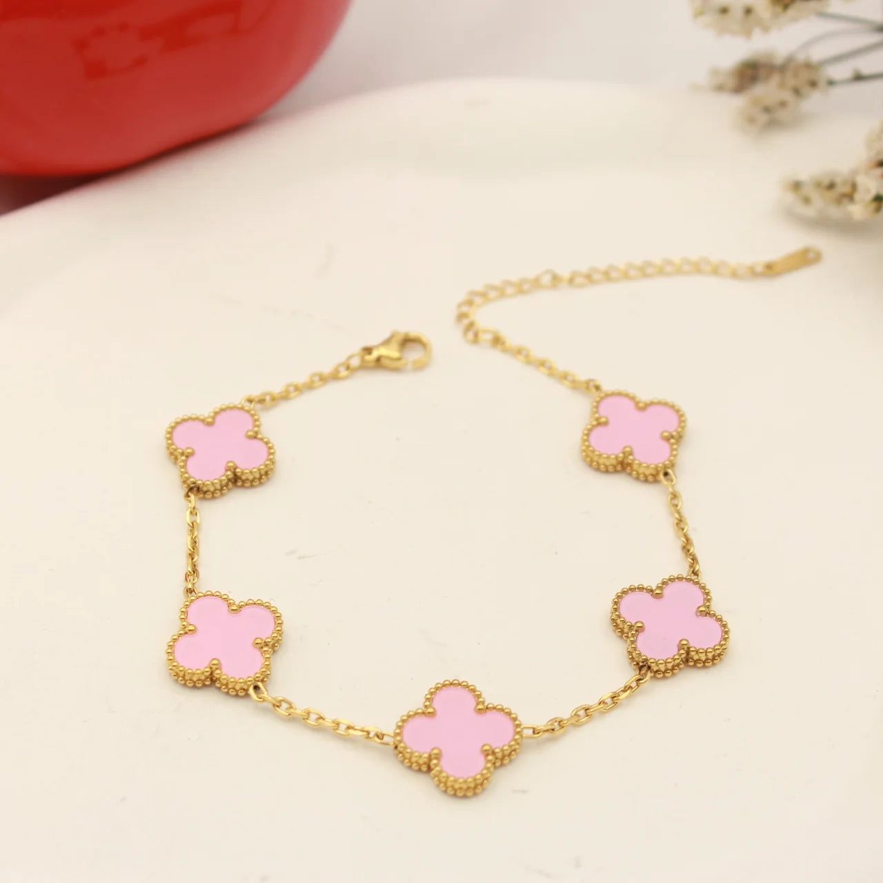 Luxury Five-Leaf Clover Bracelet