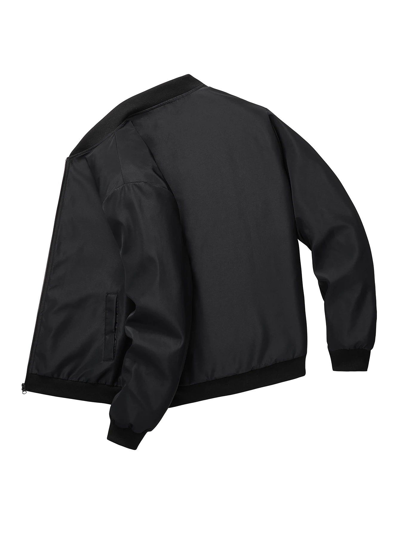 Men’s Casual Thin Coat with Baseball Collar
