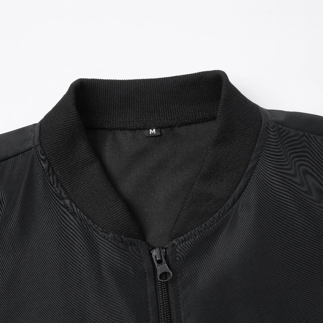 Men’s Casual Thin Coat with Baseball Collar