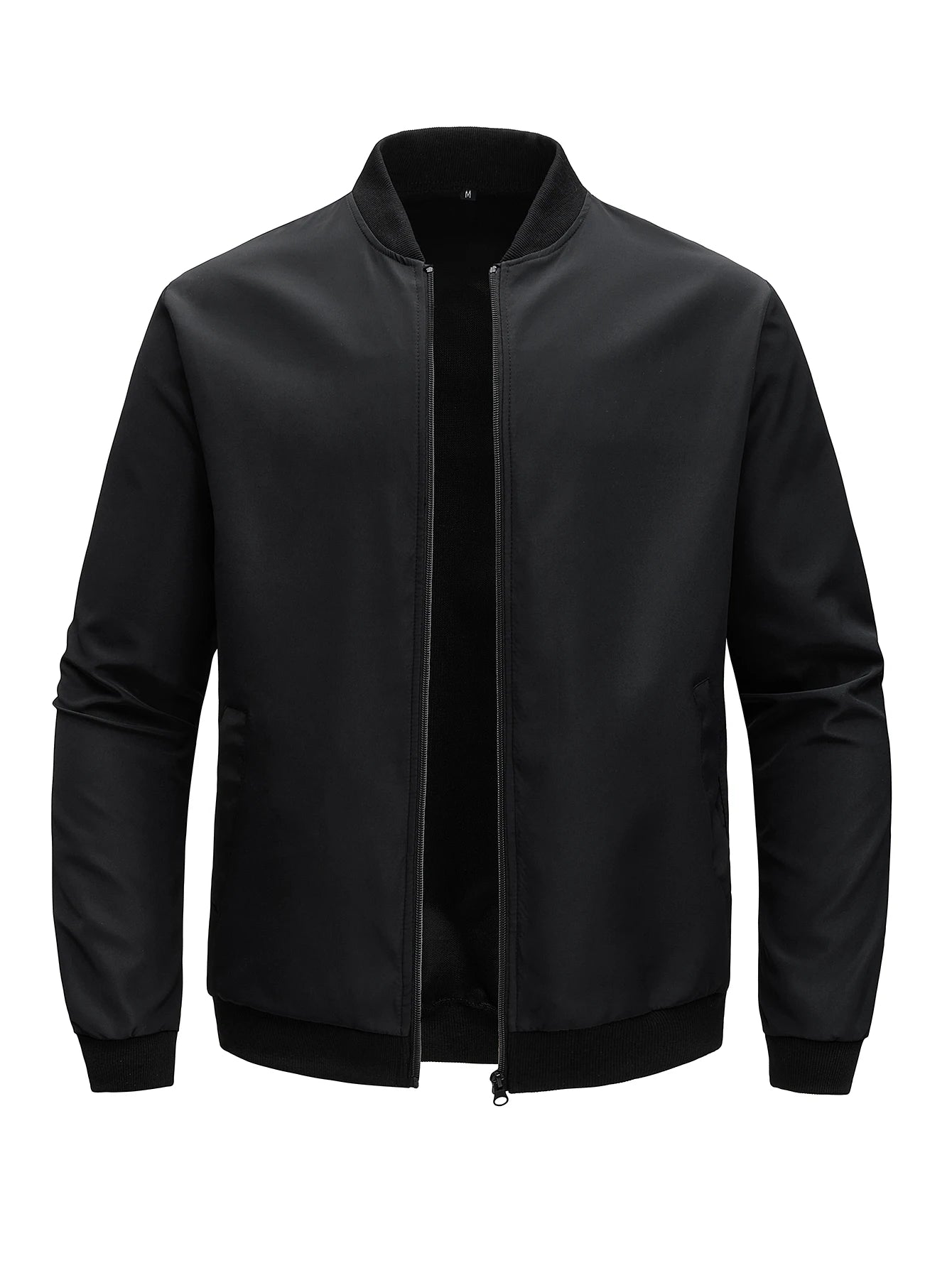 Men’s Casual Thin Coat with Baseball Collar